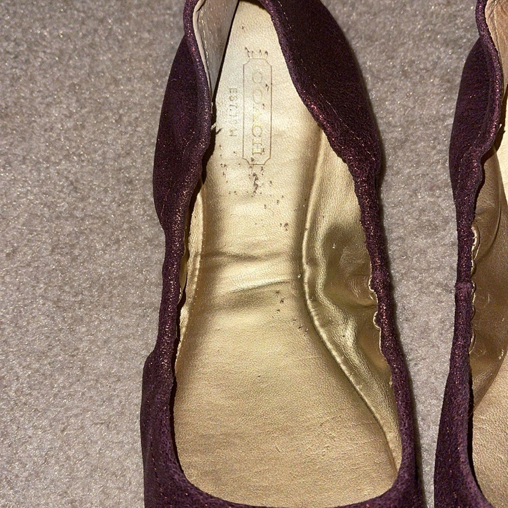 Used Coach flats - Picture 3 of 5